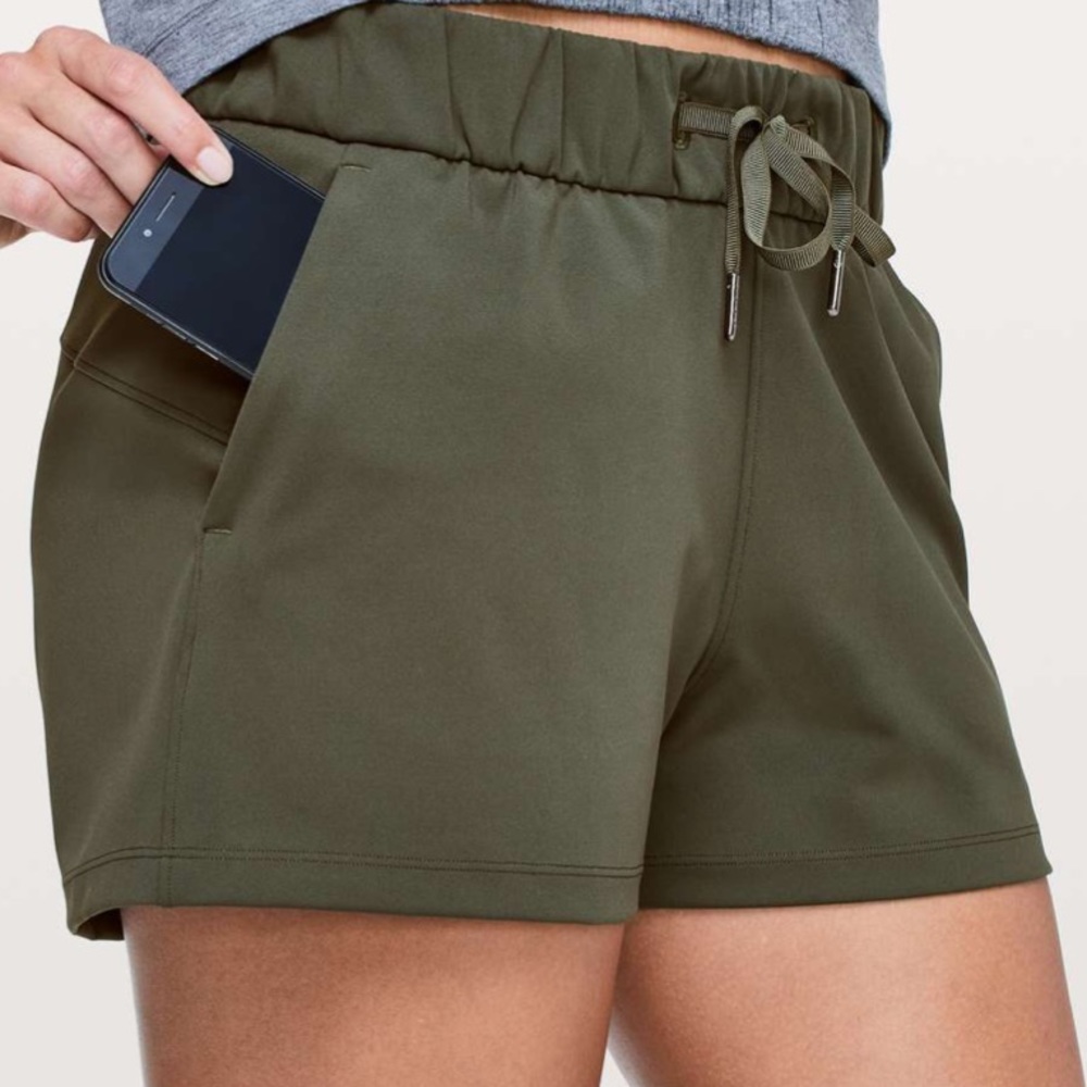 lululemon athletica Olive Green Women's Shorts